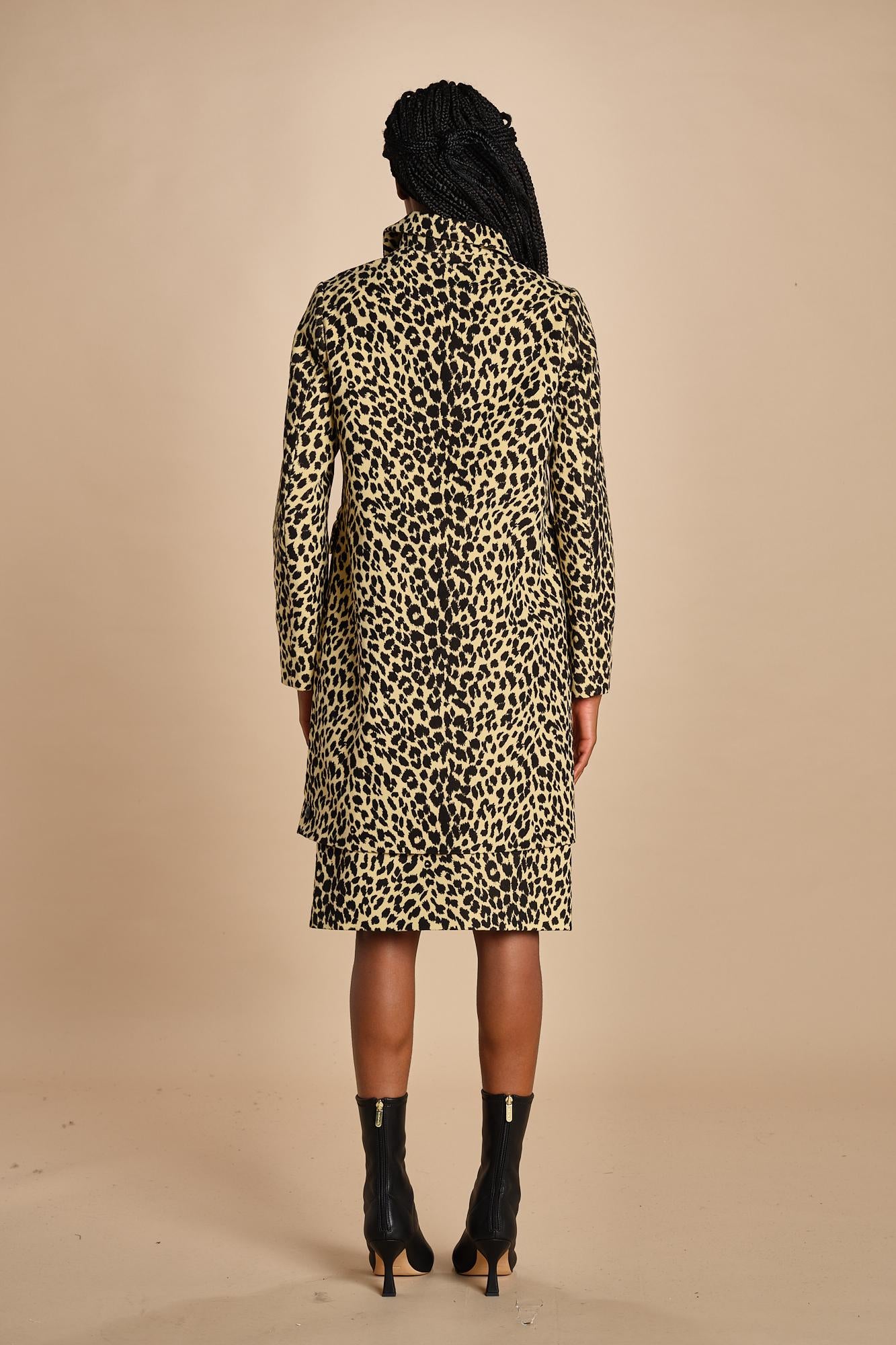 0761 cappotto doppiopetto  maculato 0761 12111 aspesi 