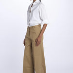 Pantalone NADIA co/ stretch NADIA NAC120 P01 CAMEL nine in the morning 