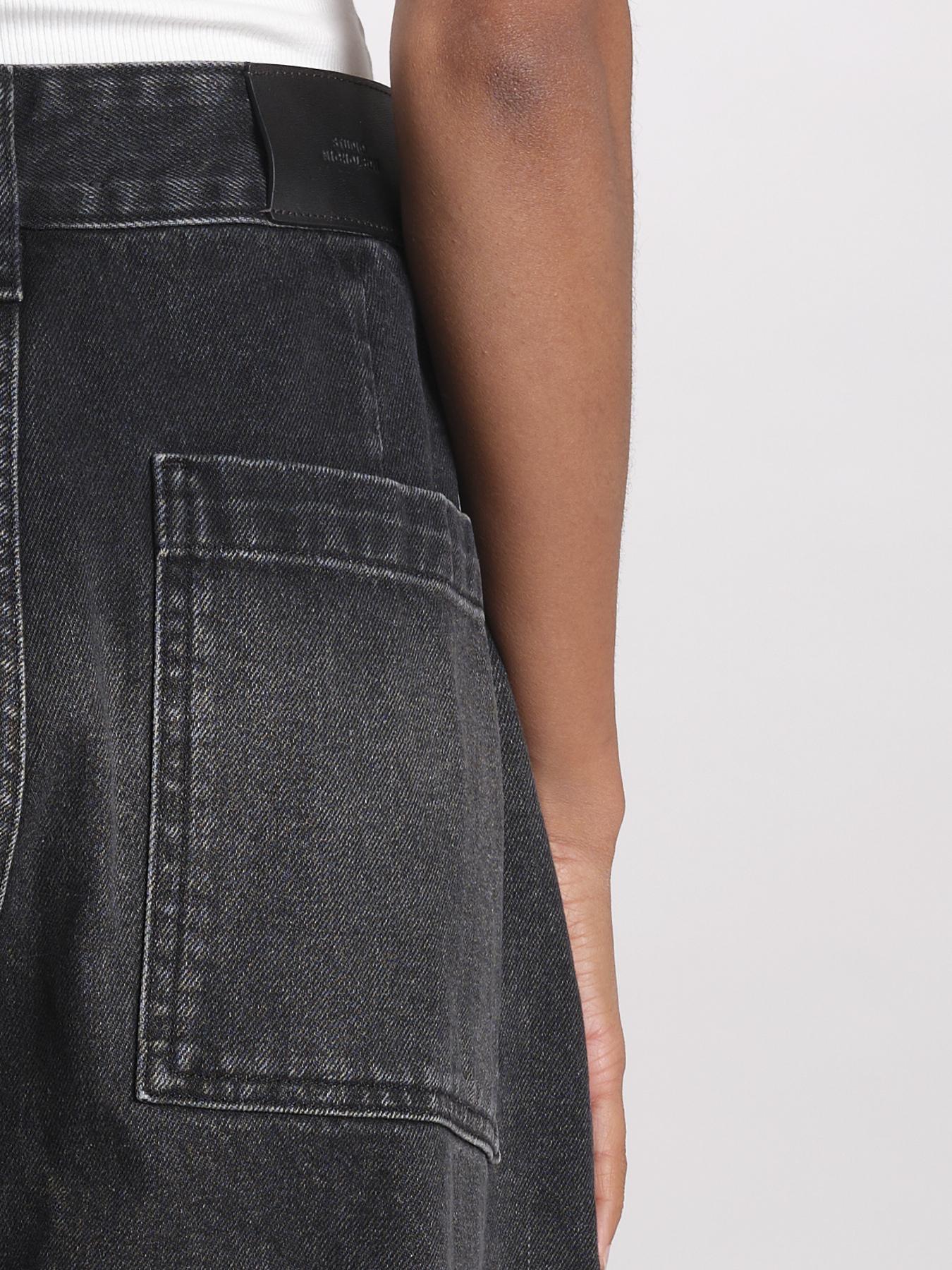 denim over CHALCO SNW-1417 WHASED BLACK studio nicholson 