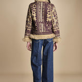 SANDORA JACKET giacca ricamata con montone SANDORA JACKET CAMEL antik batik 