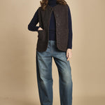 gilet in lana cotta. BLS1504 MAR32 soeur 