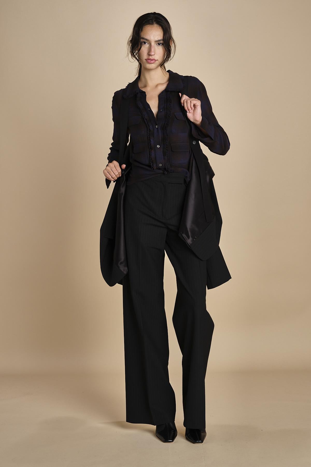 blazer over gessato L0625248 R911 n21 