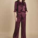 camicia in raso CANOLI PRUNE ba&sh 