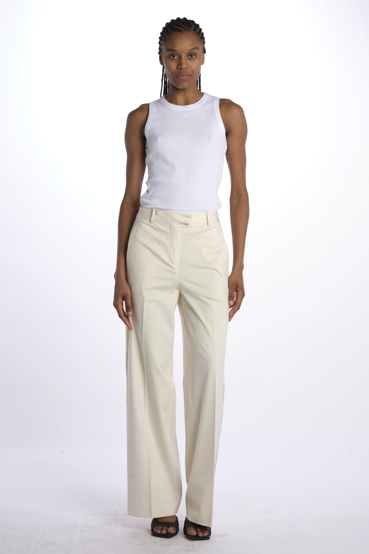 Pantaloni filo scozia 3418 AVORIO circolo 1901 