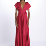 ALLUIM DRESS abito lungo ALLIUM RED nash 