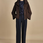 TUX top senza manica con drappeggio F25-141 292 MIDNIGHT oscar 