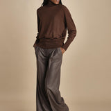 MAFALDA pantalone con pinces in flanella MAFALDA T 357194 73 quelledue 