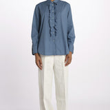 GEMMA camicia con rouches M27D0GEMMAT0278 U562 massimo alba 