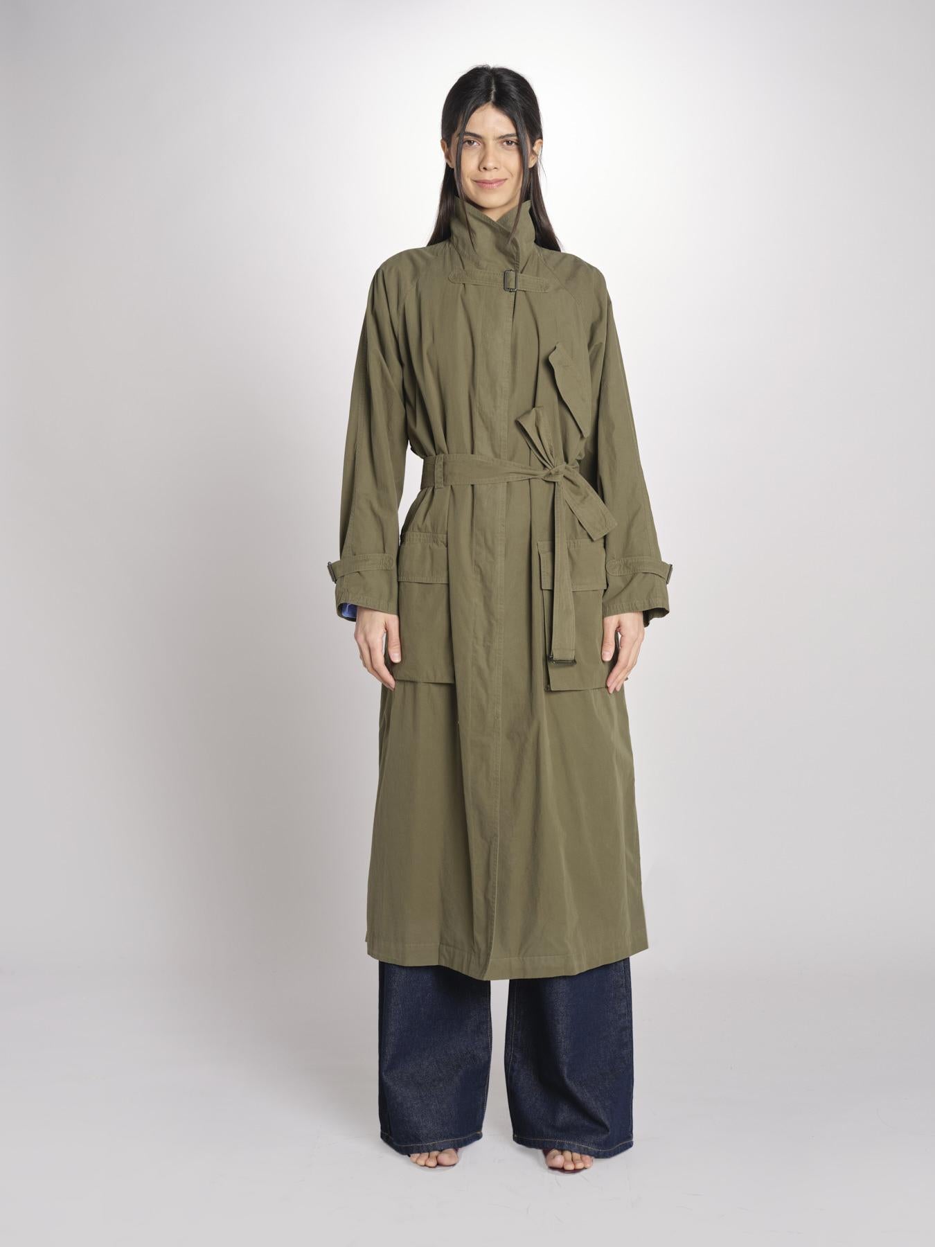 Trench in cotone 0763 85260 MILITARE aspesi 