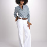 camicia a righe con collo guru MICA5630 BV milaura 