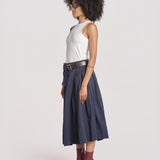gonna con cucitura ANDREA SKIRT 002 NAVY sea ny 