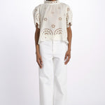 DARLENE camicia con ricami DARLENE 010 bellerose 