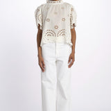 DARLENE camicia con ricami DARLENE 010 bellerose 