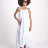 abito con arriccio PAOLABLATU BLANC laraethnics 