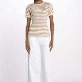 T-shirt costine righine MAGIC DOMES ECRU howlin' 