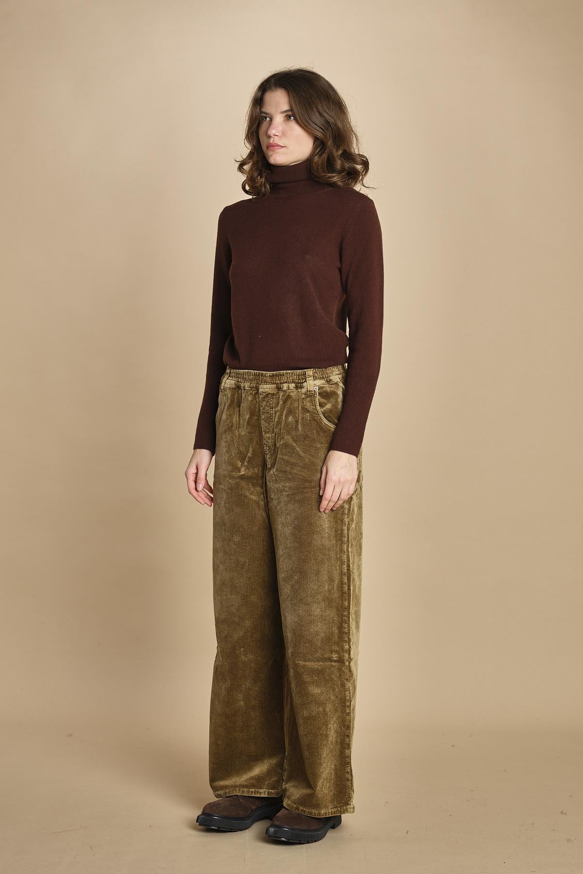 pantaloni velluto elastico GALINA SOIL bellerose 