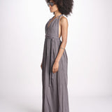 tuta con treccia ESTIA TONE GREY christianzen 