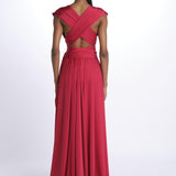 ALLUIM DRESS abito lungo ALLIUM RED nash 