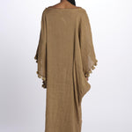 Abito NEFELI lungo m/l NEFELI CAMEL la strega 