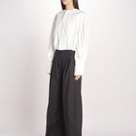 camicia con maniche a sbuffo DIANA 4007 T0165 COT WHITE T0001 the latest 