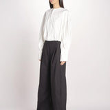 camicia con maniche a sbuffo DIANA 4007 T0165 COT WHITE T0001 the latest 