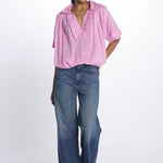 Camicia DIDI over voile con rouches DIDI FLUOPINK laurence bras 