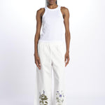 Pant VOLANTE ricamo fiore 2515131112600 001 weekend maxmara 