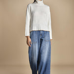 maglia dolcevita over SAMANTHA PANNA CAMMELLO tenne' 