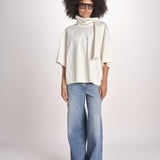 blousa con sciarpa TSH0720HELENA BLANC BLA0126S soeur 