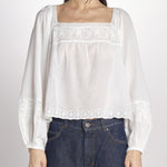 Camicia con scollo quadrato GIOVANNA 2HVA27-V09848 BLANC vanessa bruno 