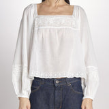Camicia con scollo quadrato GIOVANNA 2HVA27-V09848 BLANC vanessa bruno 