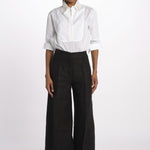 Pantalone ORIANA cropped nervature ORIANA540503 3 quelledue 