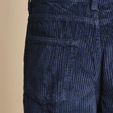 pantalone in veluto cropped ZELDA NAVYBLUE true avenue 