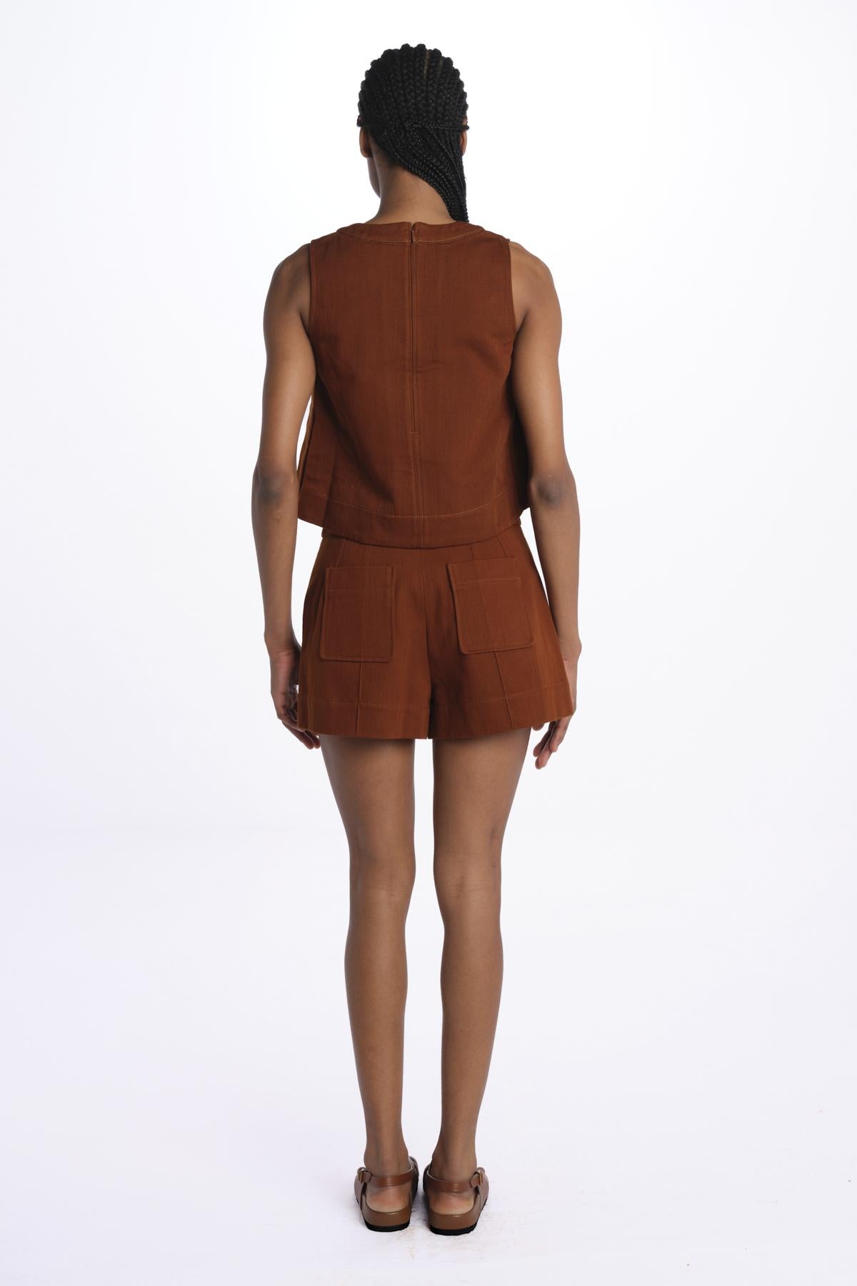 DOVER short gabardine con tasche SHO1604DOVER MAR1825S soeur 
