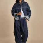 BOXY JACKET giubbotto over in denim 60877LID DA402 DARK INDIGO phillip lim 