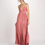 abito lungo con anello WASTA BLUSH ba&sh 