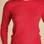 girocollo basic MIL46 25726 ROSSO milaura 