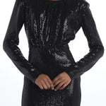  FEDE SEQUINS-BLACK leTwins 