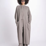 spolverino in tessuto diagonale U3049B BEIGE dusan 