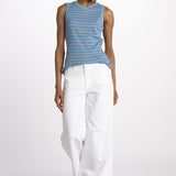 Canotta costine righine GUESS NOT SO TIRED NAVY howlin' 