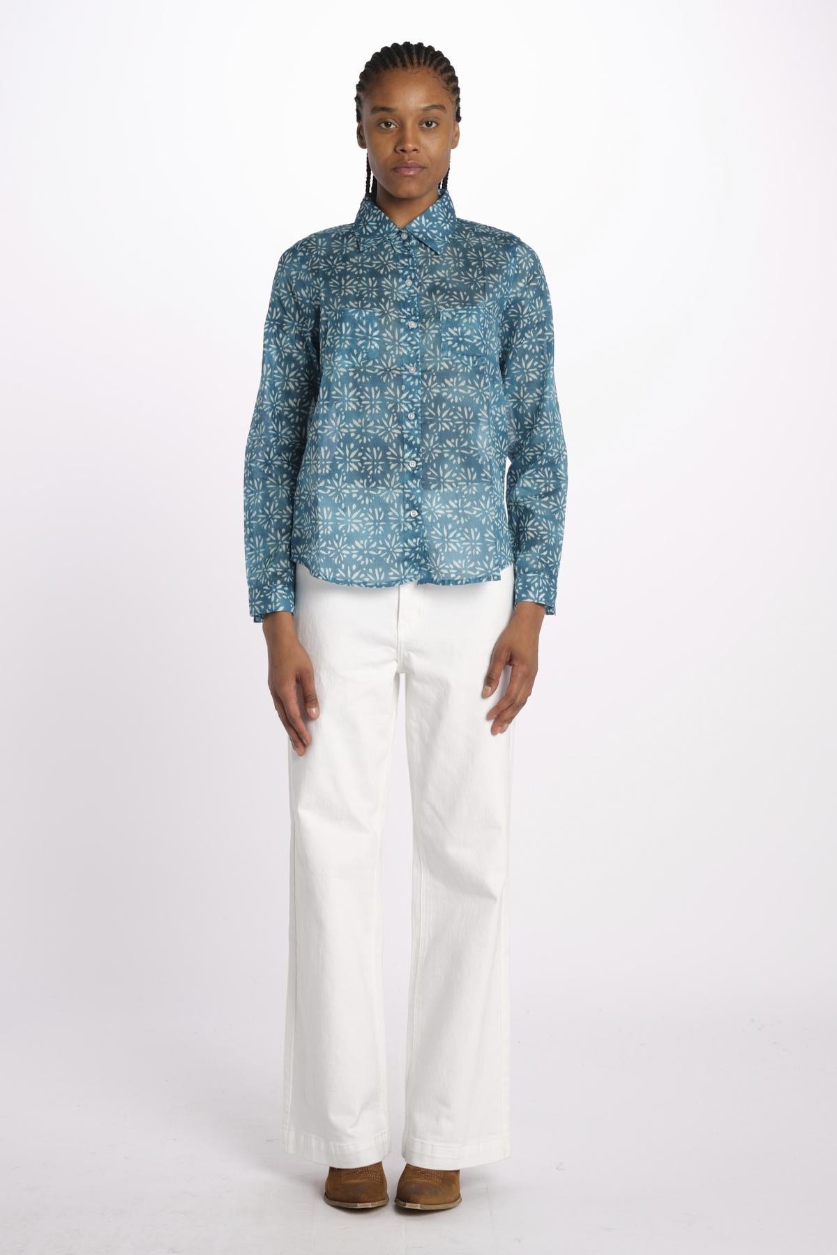 Camicia FLEUR SX7522 502S terre rouge 