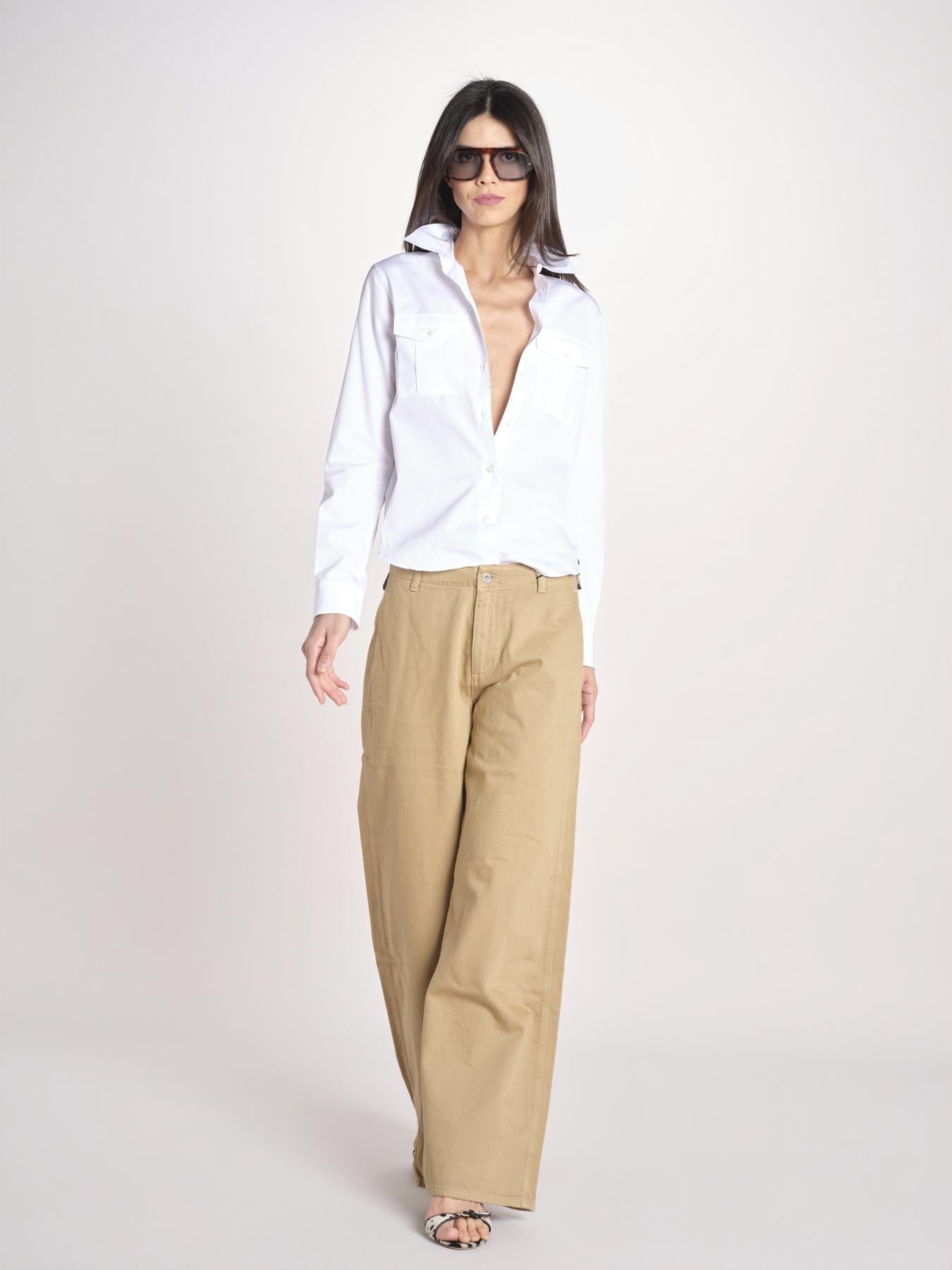 pantalone 5 tasche PIA CONFORTBULL BEIGE true avenue 