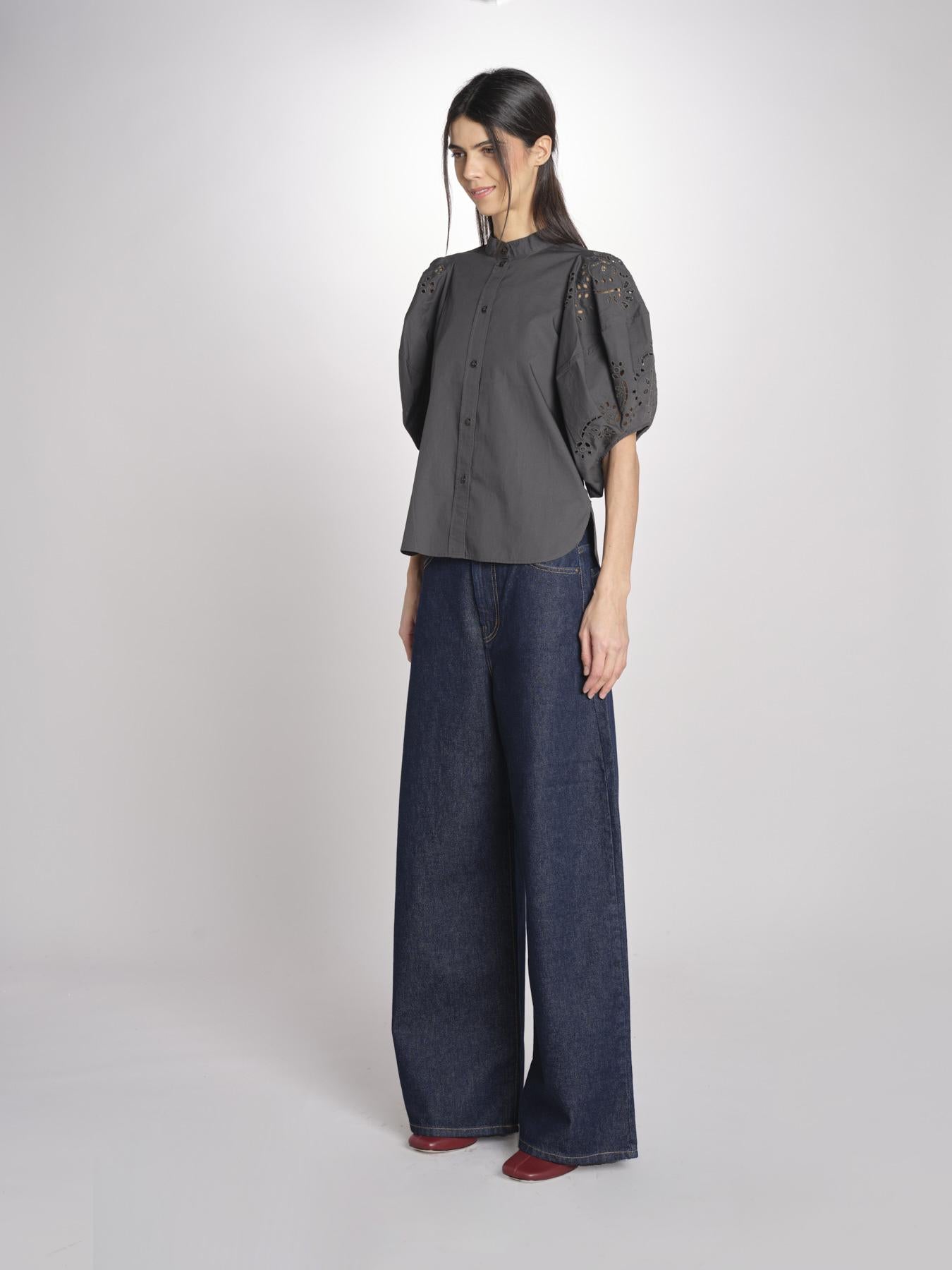 camicia intarsio FELICE 6eva04-V09829 ORAGE vanessa bruno 