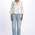 Camicia con ricami ASHU TOP ANTIQUEWHITE scarlett poppies 