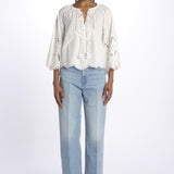 Camicia con ricami ASHU TOP ANTIQUEWHITE scarlett poppies 