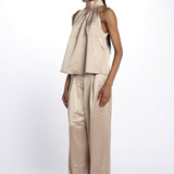 Top MINEA s/m alto 12248202 CHAMPAGNE malina 