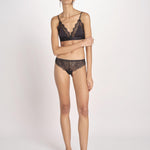 coulotte in satin e pizzo GLORIA L2541215 BLACK 900 love stories 