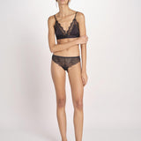 coulotte in satin e pizzo GLORIA L2541215 BLACK 900 love stories 