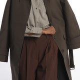 Trench lungo con cintura INNIS1562 MOSSBLACK studio nicholson 