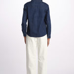 STACY  chemise jeans leggera ls 09 sh by fam. STACY INDIGO fam 